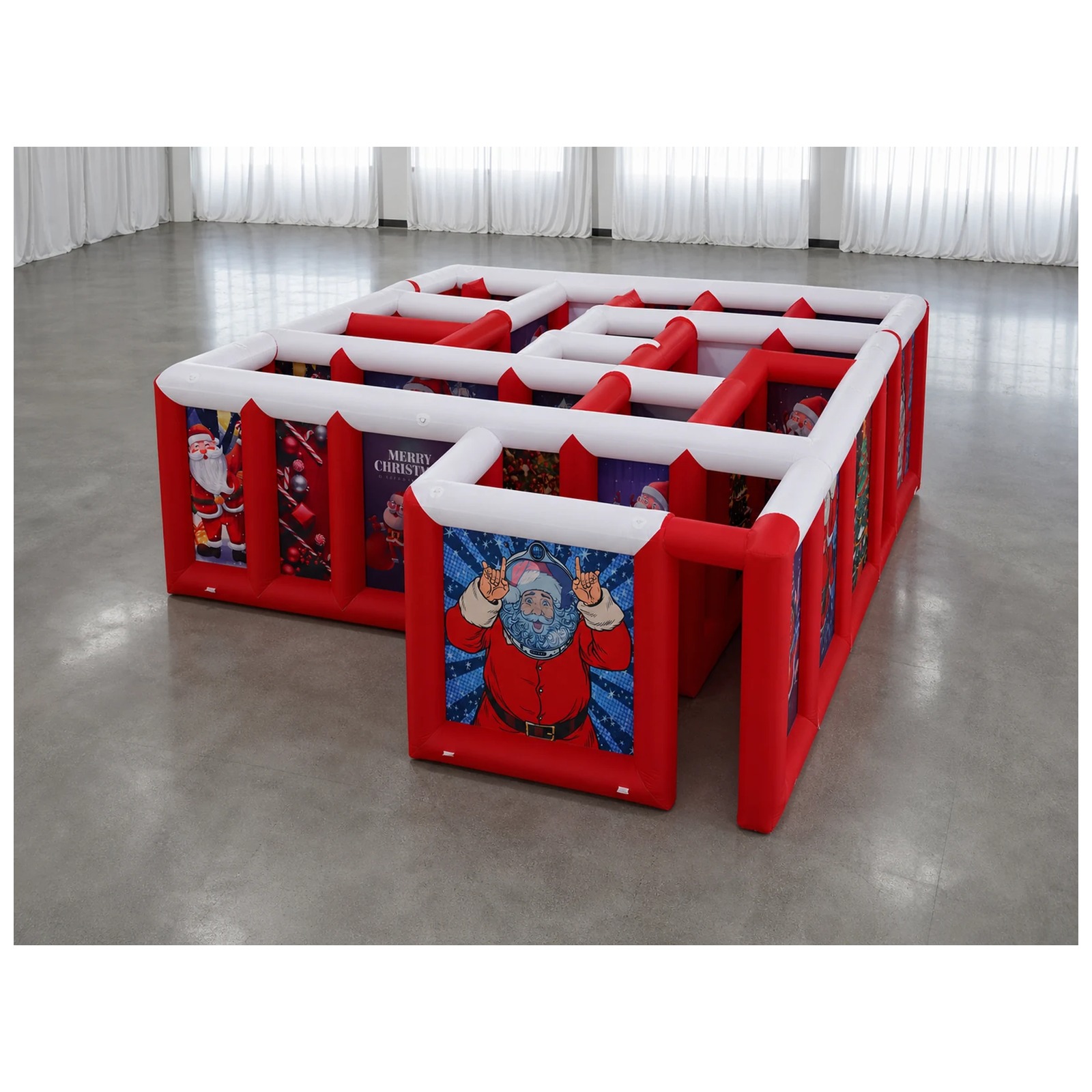 Party Games For Adults And Kids - متاهة قابلة للنفخ كبيرة الحجم ذات