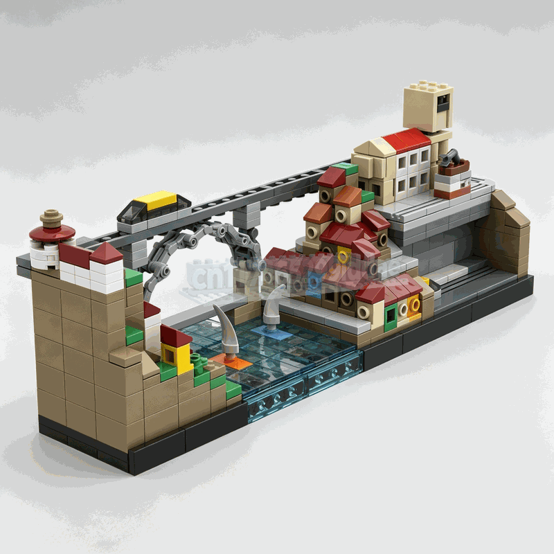 521 قطعة من مكعبات بناء منظر م - مراجعة Lego Set Creator وسعره